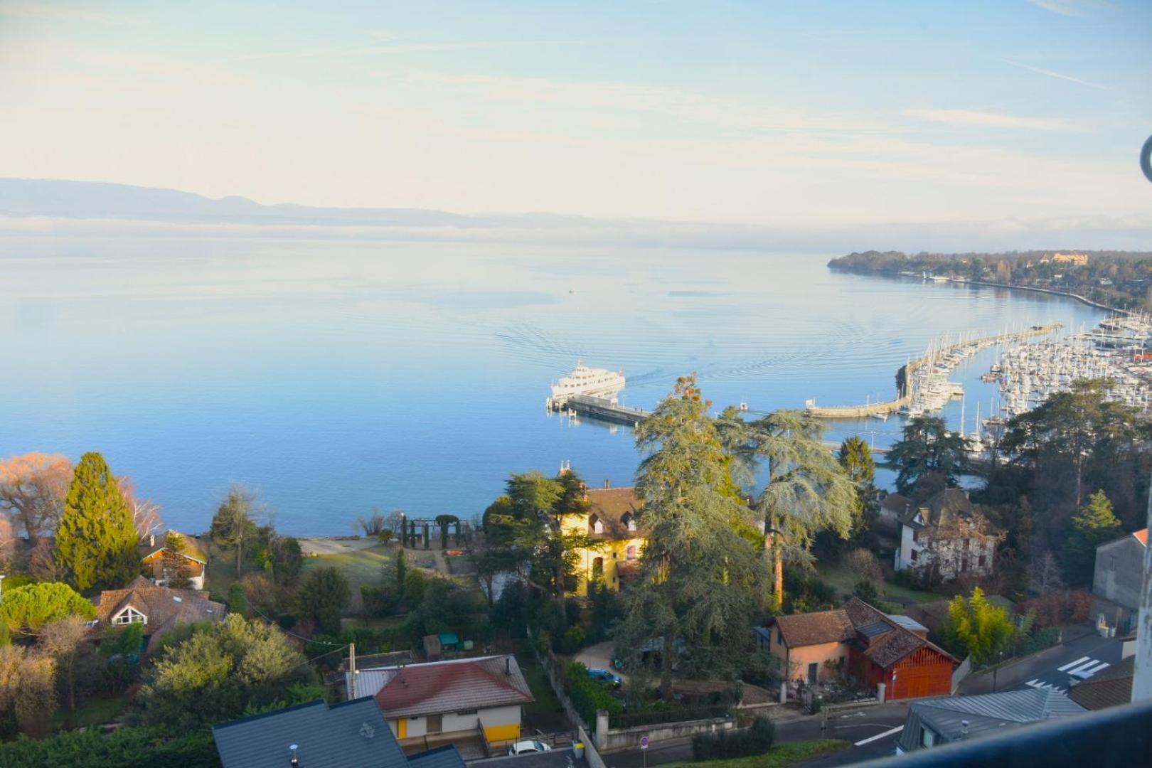 Appartement Avec Vue 180 Sur Le Lac Leman Thonon-les-Bains Exterior photo